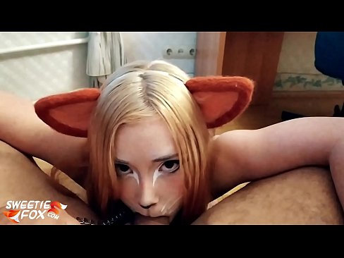 ❤️ Kitsune 吞下 迪克 和 暨 在 她的 嘴 ❤❌ 他媽的 在我們 ❌️❤